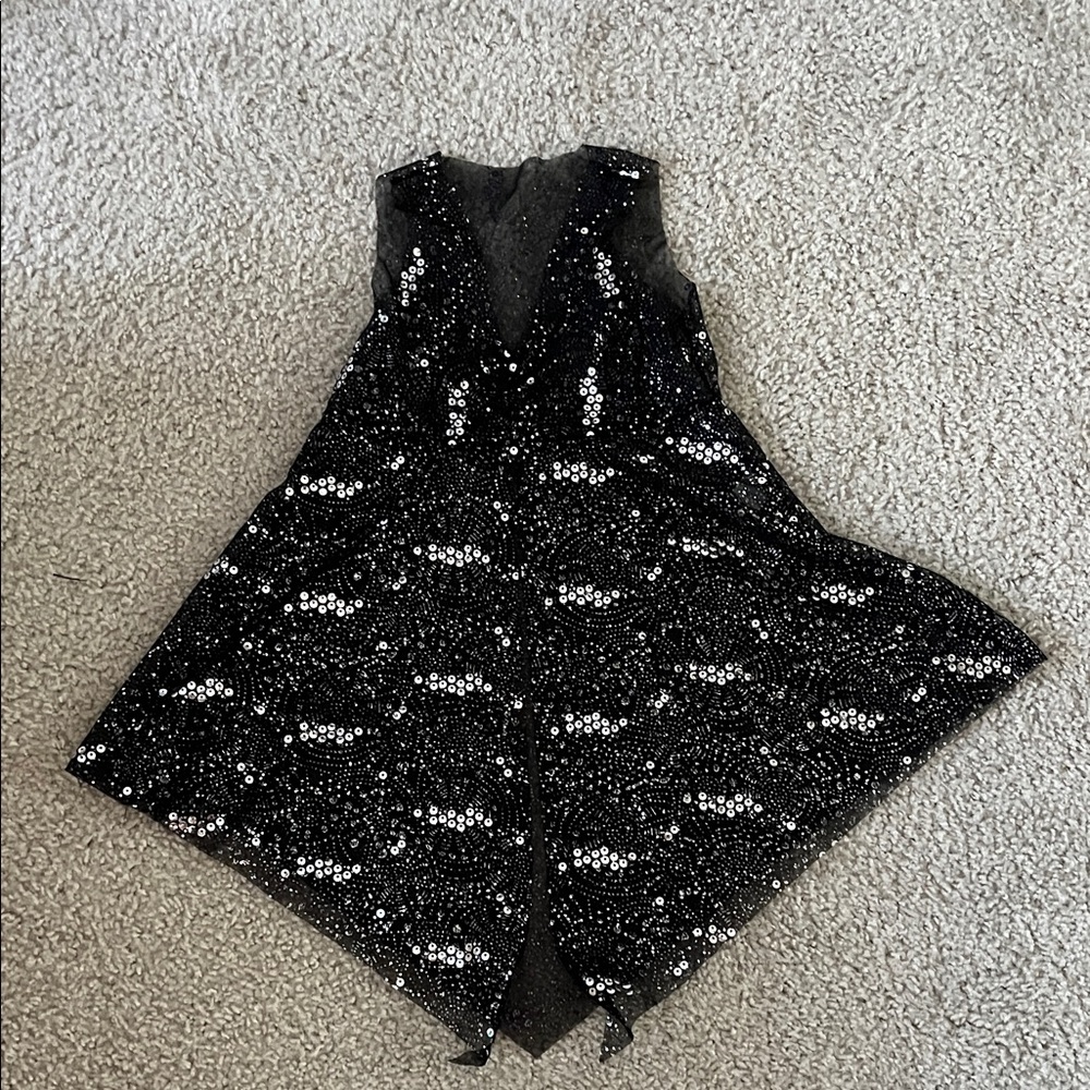 Sparkling Black Kids Costume